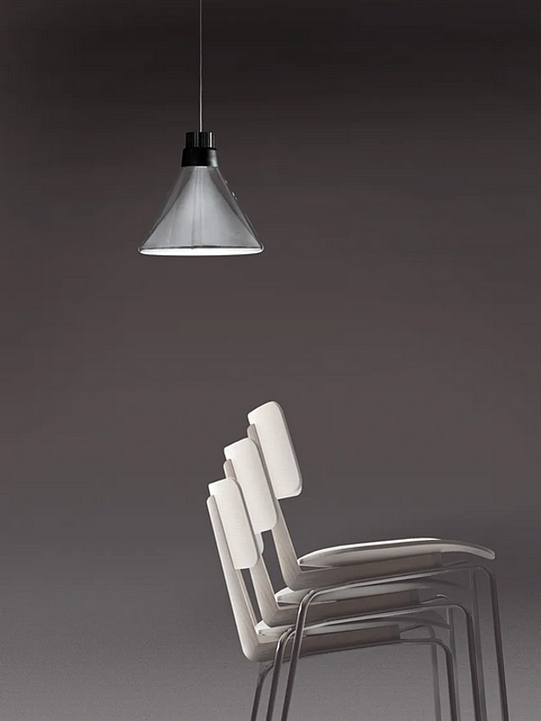 LED Pendelleuchte aus Pyrex Fabbian Polair Fabrik Fabbian aus Italien. Foto №2
