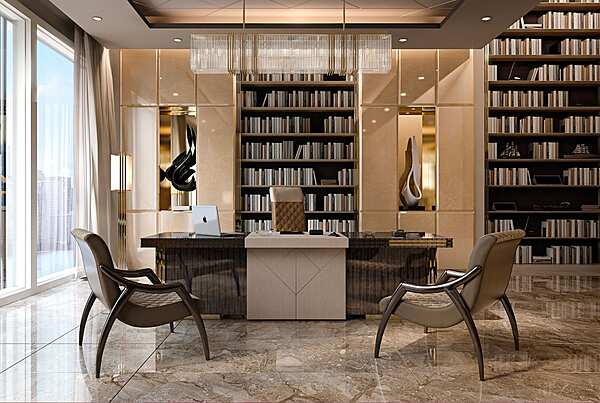 Exklusiver Schreibtisch aus Holz Bizzotto Italia Infinity Fabrik Bizzotto Italia aus Italien. Foto №3