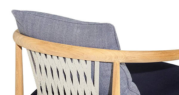 Teak Gartenarmstuhl mit Armlehnen POLTRONA FRAU The Secret Garden Fabrik POLTRONA FRAU aus Italien. Foto №8