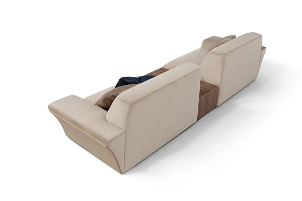 Ecksofa aus Fiordiloto-Stoff mit Couchtisch Marinelli Home M1181 Fabrik Marinelli Home aus Italien. Foto №2