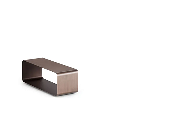 Rechteckiger Couchtisch aus Metall Foglio Flou Fabrik Flou aus Italien. Foto №11