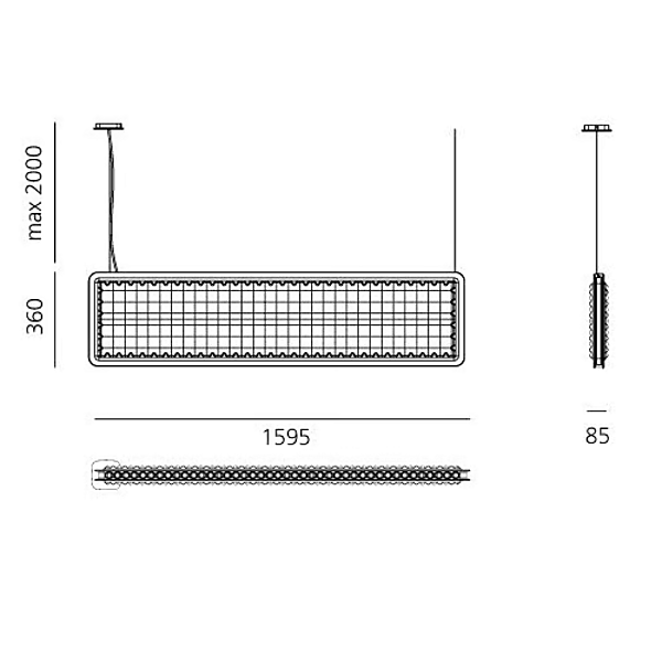 Akustische Stoffpaneele mit integrierter Beleuchtung Artemide Eggboard Baffle Fabrik Artemide aus Italien. Foto №18