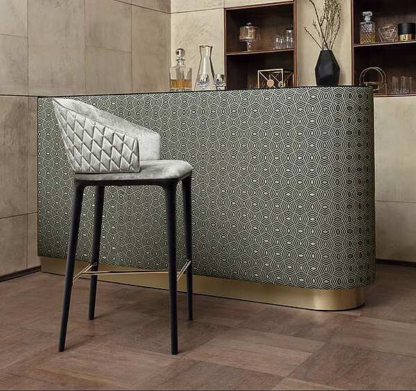 Hocker mit Fußstütze und Rückenlehne OPERA CONTEMPORARY LOUISE 47040/R Fabrik OPERA CONTEMPORARY aus Italien. Foto №3