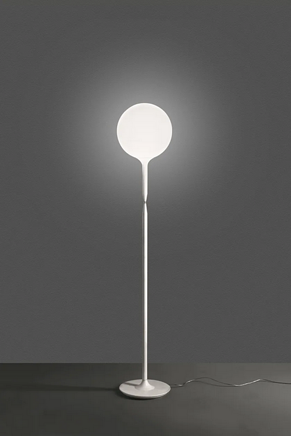 Bodenlampe aus geblasenem Glas Castore Artemide Fabrik Artemide aus Italien. Foto №3