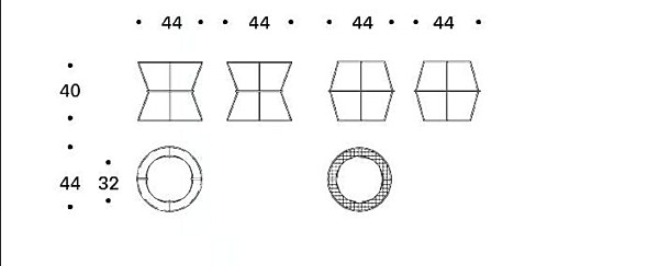 Runder Kaffeetisch aus Eisen mit integriertem Zeitschriftenregal Saba Ziggy Fabrik SABA aus Italien. Foto №7