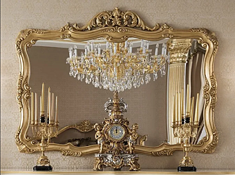 Rechteckiger Wandspiegel aus Glas Modenese Luxury Interiors 15677 Rechteckiger Wandspiegel aus Glas Modenese Luxury Interiors 15677 Fabrik MODENESE GASTONE aus Italien