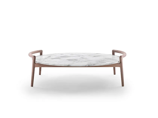 Runder Couchtisch aus Holz FLEXFORM Ascanio Fabrik FLEXFORM aus Italien. Foto №4