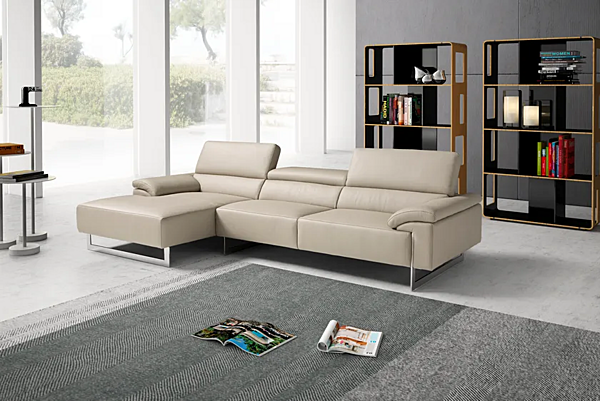 Ecksofa mit Chaiselongue aus Stoff Egoitaliano Malika Fabrik Egoitaliano aus Italien. Foto №6