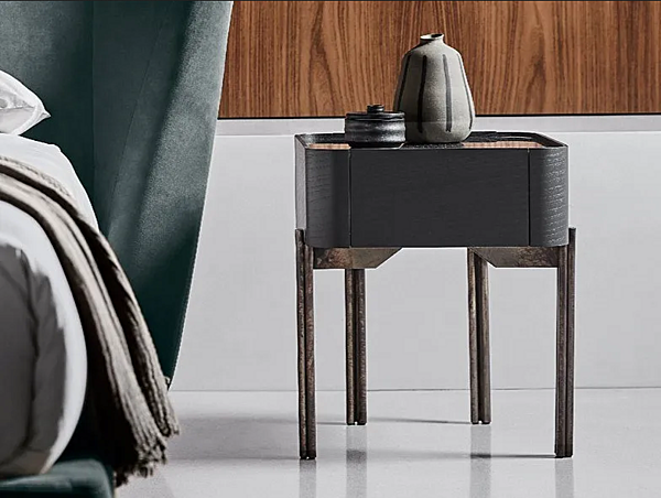 Nachttisch aus Esche mit Schubladen Gallotti&Radice Twelve C Fabrik Gallotti & Radice aus Italien. Foto №3