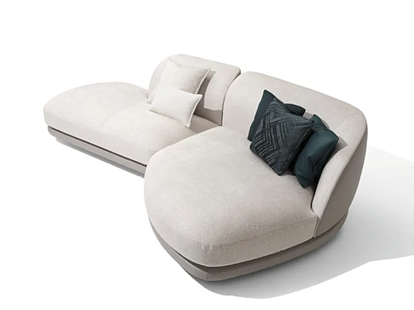 Ecksofa aus Stoff mit weicher Rückenlehne GIORGETTI VESPER Fabrik GIORGETTI aus Italien. Foto №2