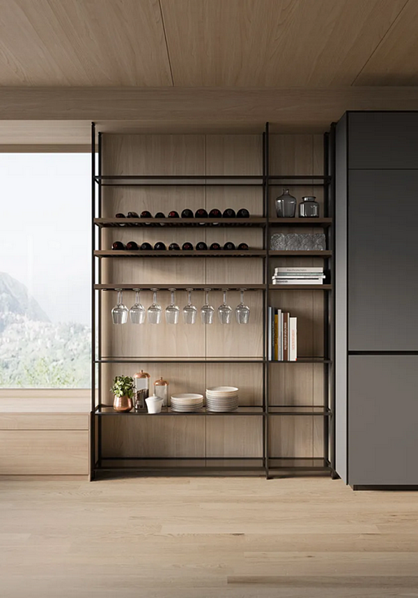 Küchenregal mit bodenhoher Befestigung Terra Cielo VALCUCINE Fabrik VALCUCINE aus Italien. Foto №2