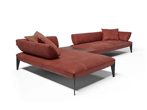 Ecksofa mit integriertem Couchtisch Egoitaliano Avenue Fabrik Egoitaliano aus Italien. Foto №4