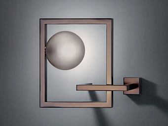 Wandleuchte aus Metall und Pyrex Rhythm von Euroluce Lampadari