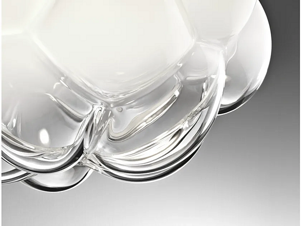 Glasdeckenleuchte Wolkenlicht Fabbian F21 E02 71 Fabrik Fabbian aus Italien. Foto №3