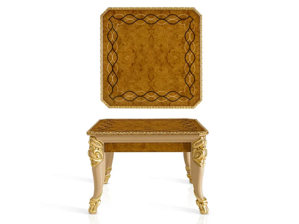 Klassischer quadratischer Couchtisch aus Holz A.R. Arredamenti Harmony 326 Fabrik A.R.ARREDAMENTI SRL aus Italien. Foto №1