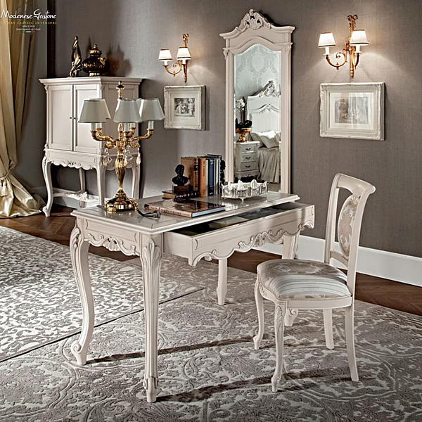 Sekretärenschreibtisch aus Massivholz Modenese Luxury Interiors 12305 Fabrik MODENESE GASTONE aus Italien. Foto №2