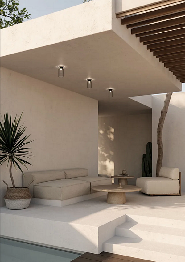 LED-Außen-Deckenlampe aus Glas Spillray Plus AXOLIGHT Fabrik Axolight aus Italien. Foto №5