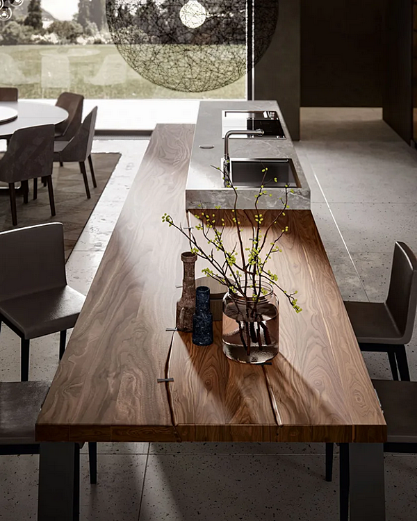 Moderne Holz-Küche Old Line Contemporary 3 0 Fabrik Oldline aus Italien. Foto №8