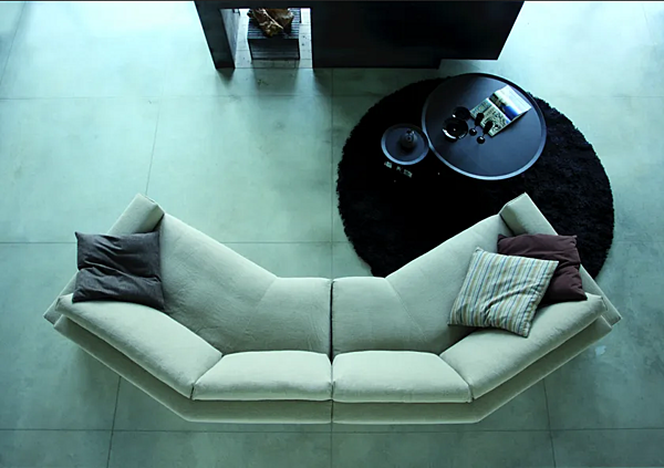 Ecksofa aus Stoff oder Leder 810 Fly VIBIEFFE Fabrik VIBIEFFE aus Italien. Foto №4