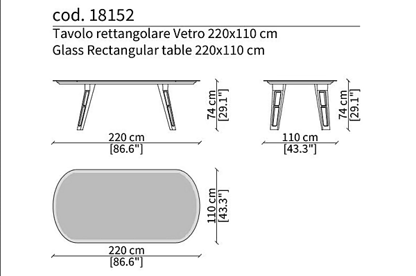 Ovaler Tisch aus Holzfurnier Frigerio Axel Fabrik Frigerio aus Italien. Foto №8