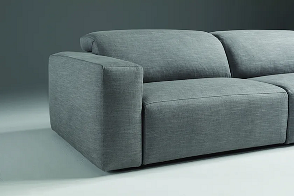 Dreisitzer Relaxsofa aus Stoff mit abnehmbarem Bezug Egoitaliano Beverly Fabrik Egoitaliano aus Italien. Foto №3