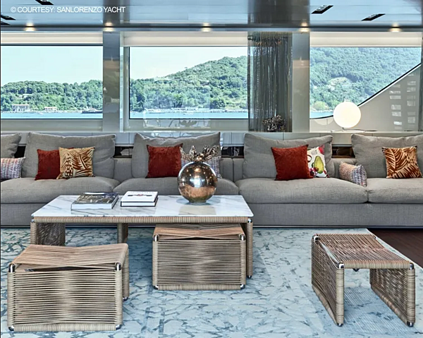Hocker aus pflanzlich gegerbtem Leder Tindari FLEXFORM Fabrik FLEXFORM aus Italien. Foto №3