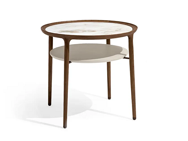 Runder Couchtisch aus Holz GIORGETTI Romeo 53405, 53415 Fabrik GIORGETTI aus Italien. Foto №1