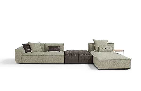 Ecksofa aus Stoff Plaza Egoitaliano Fabrik Egoitaliano aus Italien. Foto №4