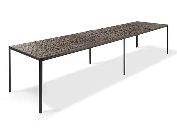 Rechteckiger Esstisch aus Holz GIORGETTI Aldia Fabrik GIORGETTI aus Italien. Foto №3
