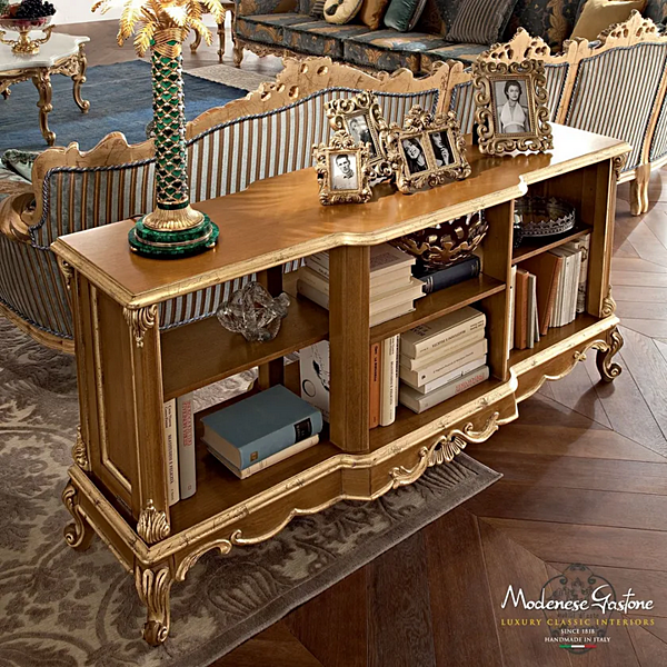 Offene Holzbuchregal Casanova Modenese Luxury Interiors Fabrik MODENESE GASTONE aus Italien. Foto №2