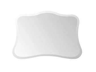 Wandmontierter Badezimmer Spiegel aus Glas Gentry Home Harper Fabrik Gentry Home aus Italien