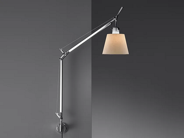 Wandlampe aus Aluminium mit Schwenkarm Artemide Tolomeo Basculante 0947010A / 0947020A Fabrik Artemide aus Italien. Foto №1