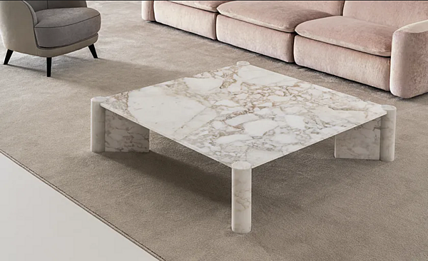 Quadratischer Couchtisch aus Marmor CASAMILANO PETRA Fabrik CASAMILANO aus Italien. Foto №2