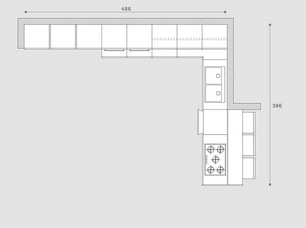 Küche ARREX Twin 07 Fabrik ARREX aus Italien. Foto №6