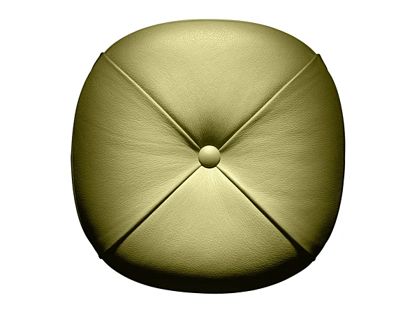 Poltrona Frau Lederhocker Lepli Fabrik POLTRONA FRAU aus Italien. Foto №2