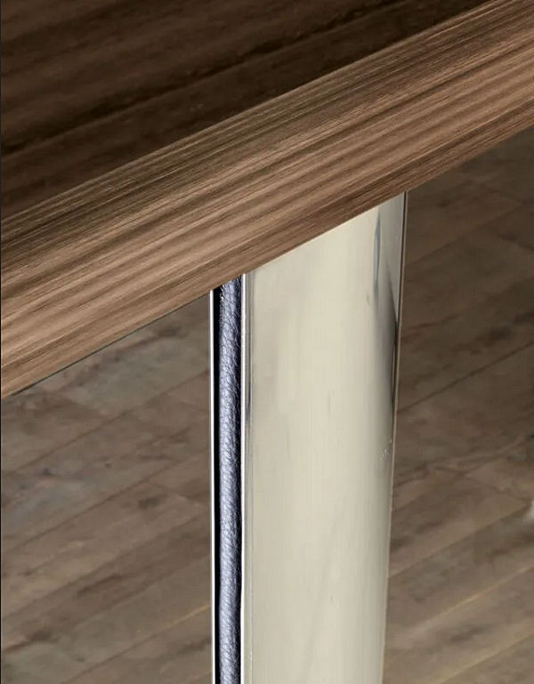 Modularer Holztisch für Besprechungen mit Kabelmanagement i 4 Mariani Fabrik i 4 Mariani aus Italien. Foto №5