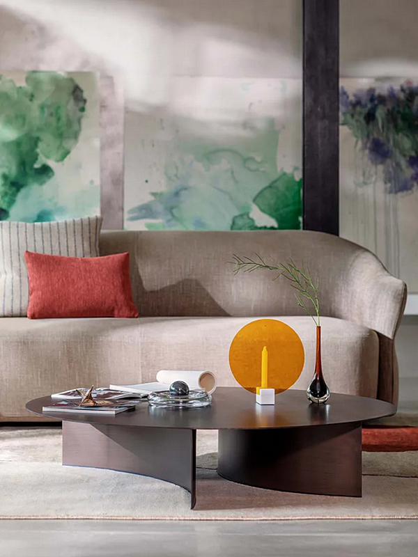Dreisitzer Sofa mit gepolsterter Rückenlehne Flou Madame Butterfly Fabrik Flou aus Italien. Foto №5