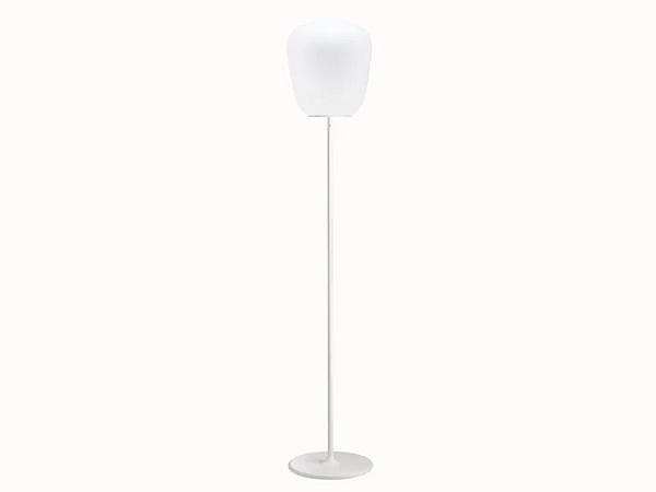 Glas Stehlampe mit Halogen und Fluoreszenz Fabbian Lumi Baka Fabrik Fabbian aus Italien. Foto №2