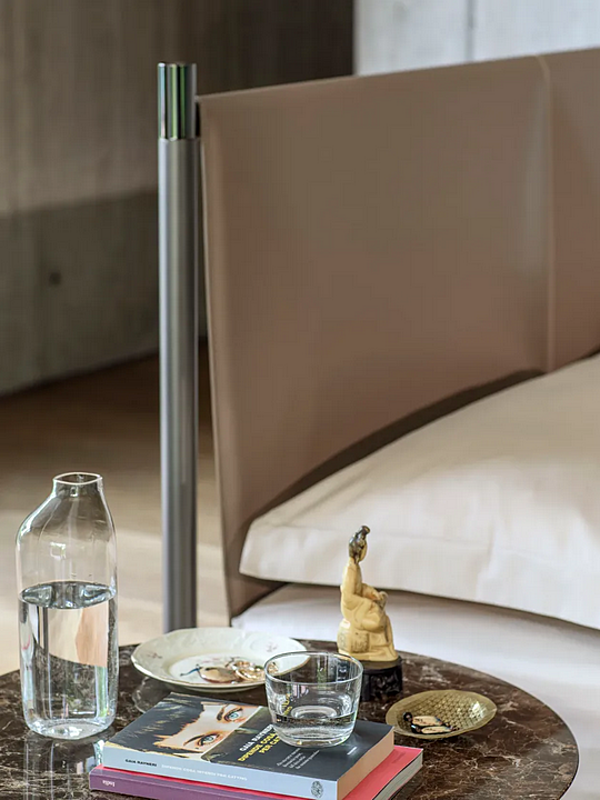 Doppelbett mit gepolsterter Rückenlehne Flou Iko Fabrik Flou aus Italien. Foto №3