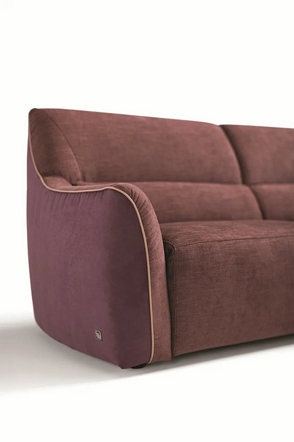 3-Sitzer Relaxsofa aus Stoff mit verstellbarer Rückenlehne Egoitaliano Puffy Fabrik Egoitaliano aus Italien. Foto №7