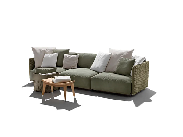 Dreisitzer Ecksofa aus Stoff für den Garten FLEXFORM EDDY OUTDOOR Fabrik FLEXFORM aus Italien. Foto №2
