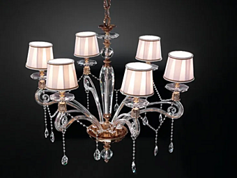 Kronleuchter mit Swarovski-Kristallen Venere L6 Euroluce Lampadari