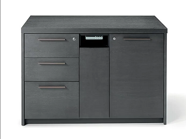 Holz Büroschrank mit höhenverstellbarem Oberteil INCA i 4 Mariani Fabrik i 4 Mariani aus Italien. Foto №1