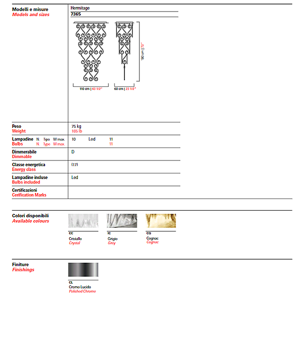 Leuchter Barovier&Toso Hermitage 7365 Fabrik Barovier&Toso aus Italien. Foto №8