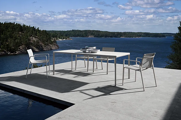 Rechteckiger Gartentisch aus Marmor KETTAL Park Life Fabrik KETTAL aus Italien. Foto №7