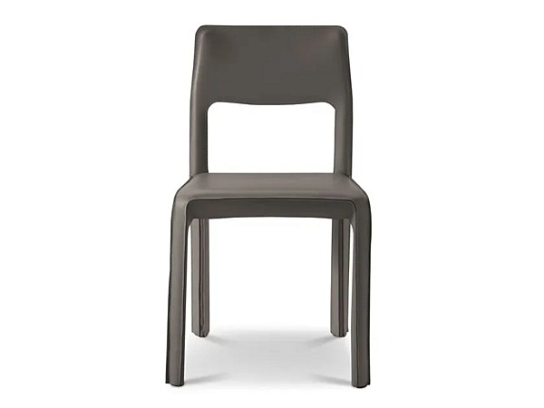 Tanned Leather Chair with Open Back Mary i 4 Mariani Fabrik i 4 Mariani aus Italien. Foto №4