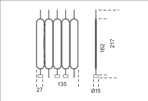 Zweiseitiger Spiegelglasraumteiler Chloe Gallotti&Radice Fabrik Gallotti & Radice aus Italien. Foto №4