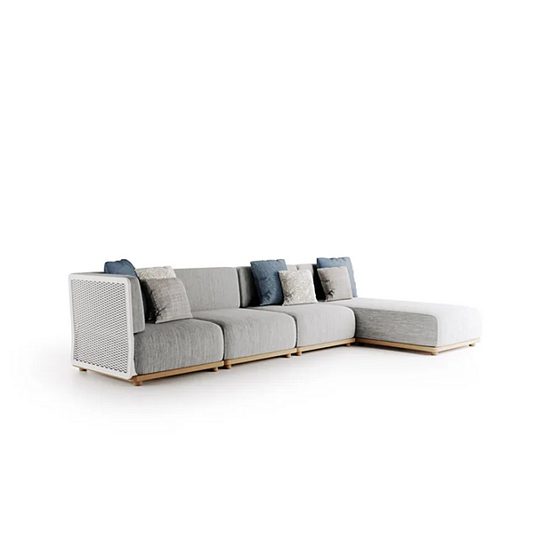 Modularer Gartensofa für 4 Personen aus Stoff Atmosphera Switch Fabrik ATMOSPHERA aus Italien. Foto №11