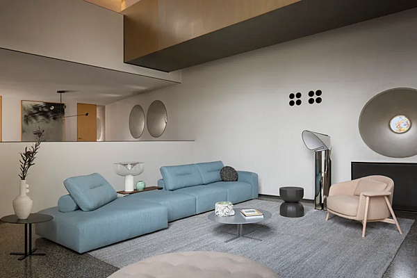 Ecksofa aus Stoff My Taos Saba Fabrik SABA aus Italien. Foto №7