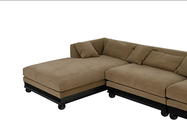 Modularer Baumwollsofa mit Chaiselongue Paris Extra CHELINI Fabrik CHELINI aus Italien. Foto №3